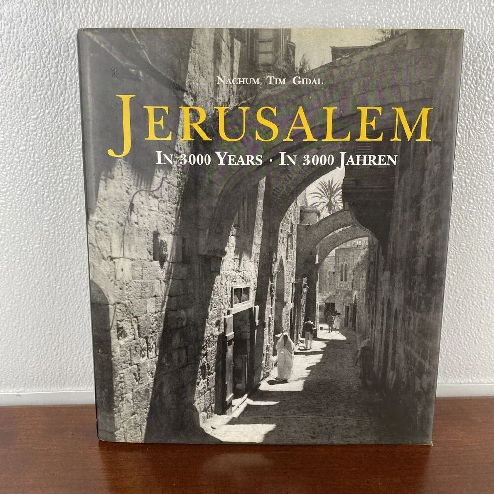 Jerusalem: In 3000 Years By Nachum Tim Gidal Rare Collectable Hardcover Book - Picture 1 of 5
